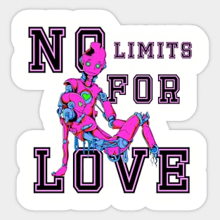 No limits for love Sticker